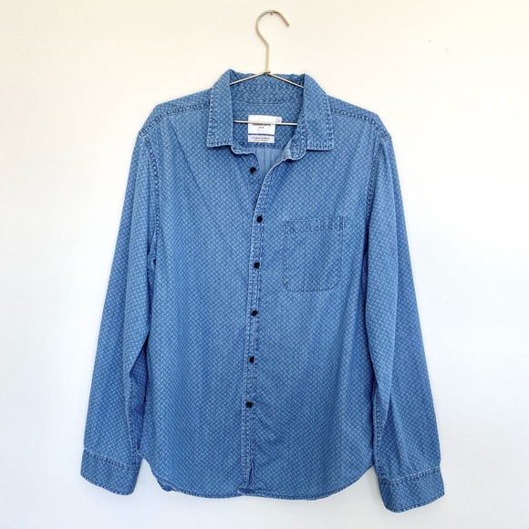Goodfellow & Co Men’s Size L Long Sleeve Button Down Standard - Picture 1 of 6